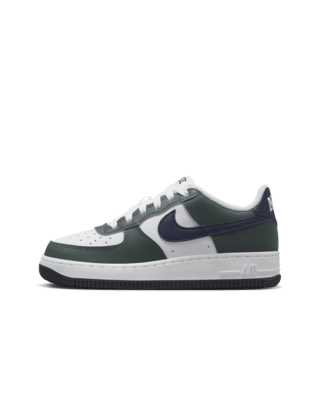 Nike air force 1 junior green hotsell